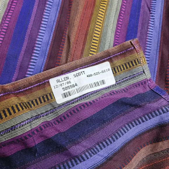 Robert Graham Multicolor Flip Cuff Collar Button Shirt Men's Size Small - Picture 8 of 10